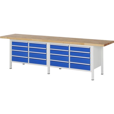 Etabli Rau modèle 8477, L 3000 x P 900 x H 840mm