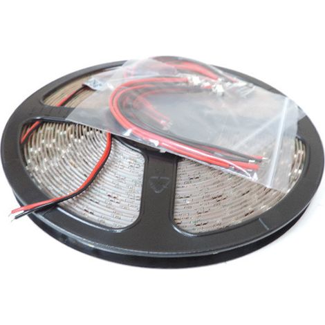 Ruban bandeau LED 4.8W/m blanc neutre 4000K 330lm/m longueur de 10m souple alim 12V (non incl) IP20 (1/2)