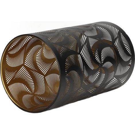 Paralume cavo – robusto – nero – facile installazione – tavolo – camera da letto