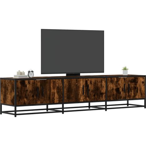 TV Cabinet Smoked Oak 180x35x41 cm Engineered Wood vidaXL (1/5)