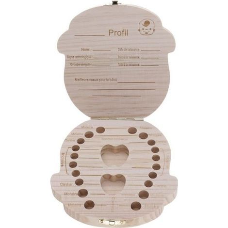Boîte des Dents Organisateur pour Bébé Dents de Lait Boîte de Rangement Cadeaux 3-6 ANS pour Enfant - Garcon-Ywey (1/5)