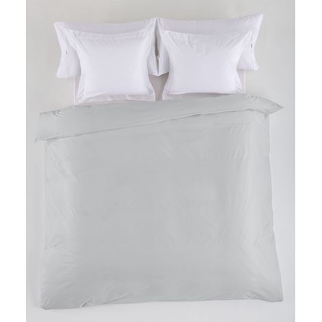 FUNDA NORDICA lisa color perla - Cama de 135/140 (1 pieza) - 50% algodón / 50% poliéster - 144 hilos. Gramage: 115 (1/4)