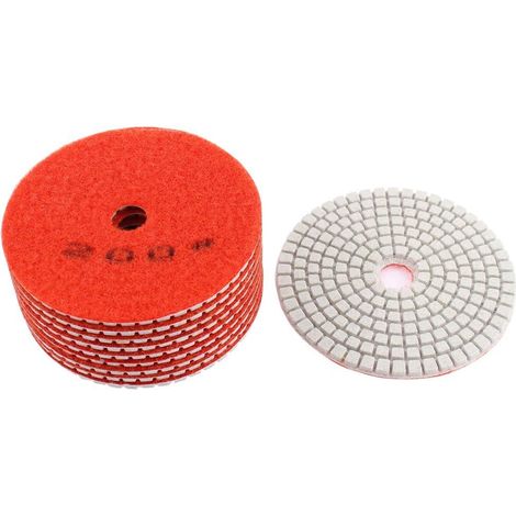 Diamantpolierauflagen pour Granitmarmorbeton 200 Longueur 100mm Durchmesser 10 Stck (2433c1dfaa25277 (1/2)