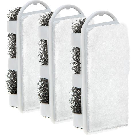 Inserto in carbonio per fontanelle d'acqua per gatti, molla CAT, 3 pezzi, comodo (1/4)