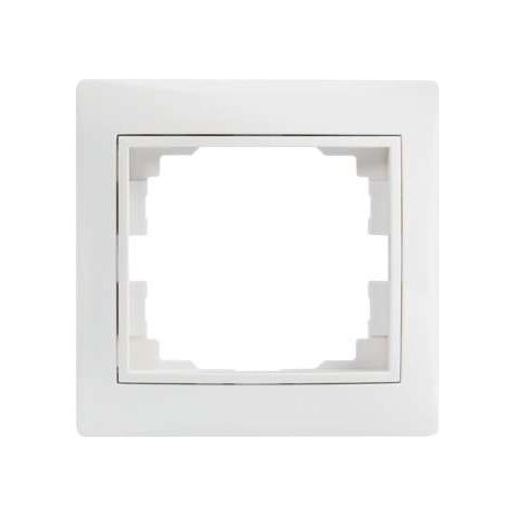 Cadre interrupteur simple horizontal blanc Kanlux 24762 (1/4)