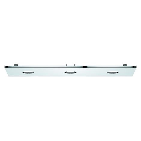 GROHE Abdeckung Rainshower Aqua 26786, für 3 Strahlbildner Deckenbrause, ohne Rohbau-Set/Strahlbildner, chrom (1/3)