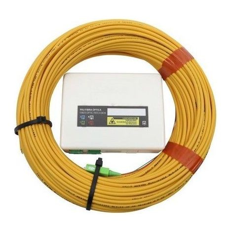 Splitter fibra ottica PAU 4S+ 2 fibre Dca 40m pre-terminate a un'estremità (include adattatori femmina-femmina "SC/APC")