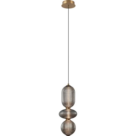 Suspension LED Nico noire italux PND-8545-3-AB-SG (1/2)