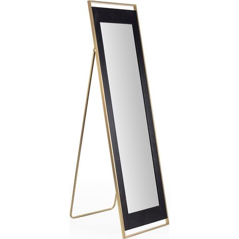 Miroir sur pied en bois et métal LANZA – 182cm (1/2)