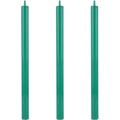 Jeffergarden Barres à bulles en pierre à Air durables, pompe à oxygène pour Aquarium, 3 pièces, vert