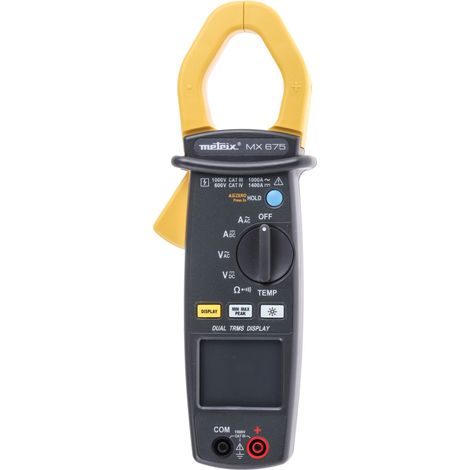 Pince multimètre MX675 Metrix, 1400A c.c., 1000A c.a. ( Prix pour 1 )