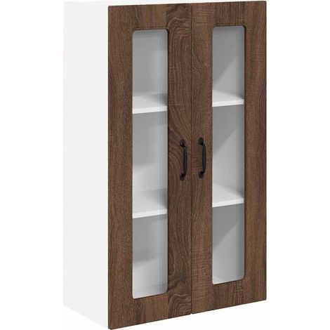 Meuble mural de cuisine,Armoire de cuisine avec porte Chêne brun 60 x 31 x 100 cm CFW36554 (1/5)