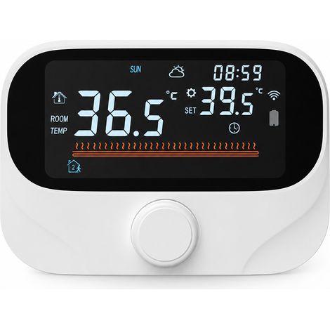 Thermostat sans fil RF433 pour chauffage au sol et chaudière à gaz, sans Wi-Fi, lot de 3 (1/5)