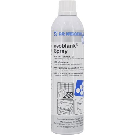 Neoblank Spray 400ml  Limpiador y Abrillantador Acero Inoxidable  Protector de Electrodomésticos No Tóxico e Inodoro