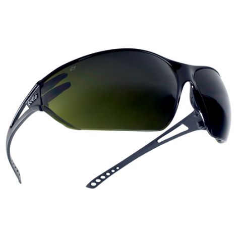 Bollé Safety – Lunettes de protection soudage teinte 5 – Protection UV et IR – Vision panoramique 180° – Ultra-légères 24g – SLAWPCC5
