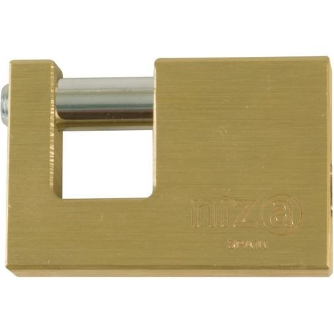 -CAHERSA- CANDADO NIZA 200-90 Latón Mate AMIG