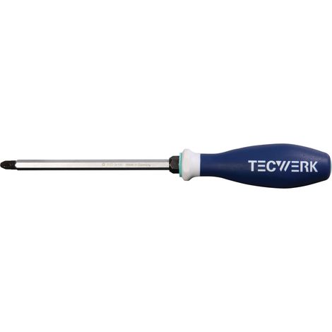 Tournevis Gr.PZD 3 L.lame 150mm manche 3C-Poignée 6Pans Clé/Emb.TECWERK (1/3)