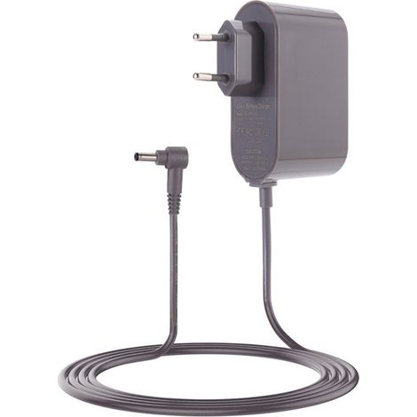 Compatible avec le chargeur Dyson V10 et V15 (30,45 V, 1,1 A), chargeur gris avec éclairage variable, accessoire pour aspirateur à batterie, prise européenne, 1 pc. (1/4)