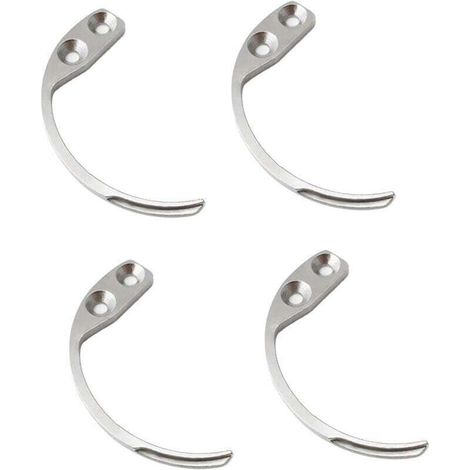 lot de 4 Detacher Antivol Crochet, Crochet Antivol, Détacheur Antivol Portable en Alliage d'Aluminium - Outil de Sécurité Polyvalent pour Retirer Étiquettes de Protection