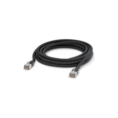 Ubiquiti Networks UACC-Cable-Patch-Outdoor-5M-BK Cable de conexió n de cobre trenzado de 24 AWG resistente para exteriores con co