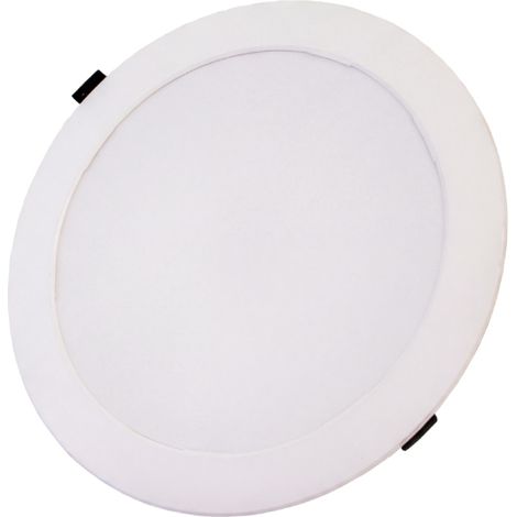 Spot LED Encastrable Extra-Plat D255 24W CCT IP44 Blanc - 110 deg - Switch 3000-4000-6500K