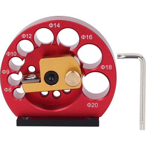 Kit di dime per tasselli in carburo Fafeims, utensile in lega di alluminio resistente all'erosione, per la realizzazione di tasselli in legno in casa