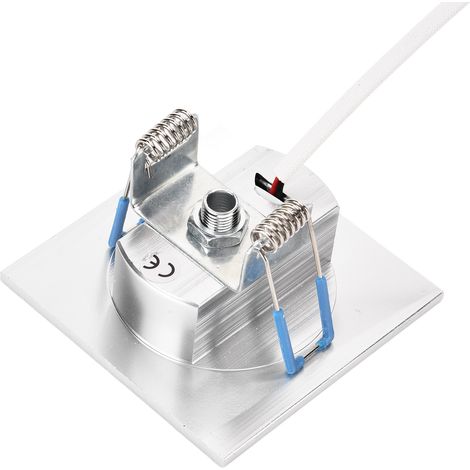 Applique murale LED carrée en aluminium étanche, encastrée, à luminosité réglable, idéale pour porche, allée, marches d'escalier 85‑265VL0629-01 Lumière blanc chaud (1/5)