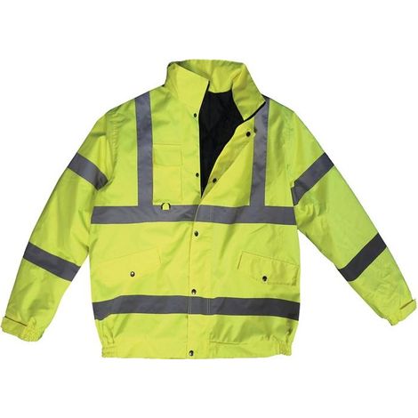 Blouson haute visibilité pour hommes Uncle Sam taille XXXL jaune 100 % PES (1/4)