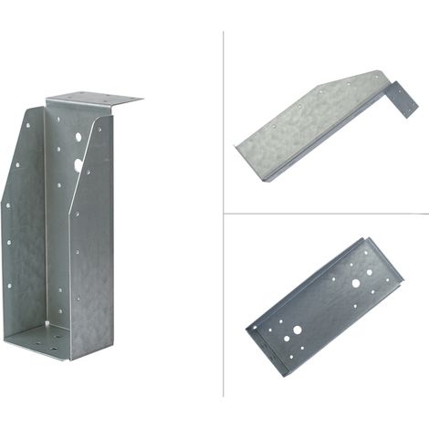 Support de poteau lourd avec lèvre galvanisé pour poutres de 10 x (1/4)