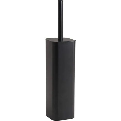 Scopino Wc Da Terra Nero Opaco In Acciaio Inox  Jack