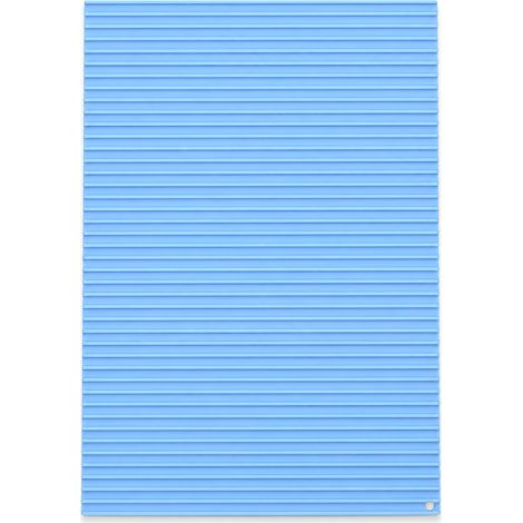 dessous de plat en silicone rangement gain de place bleu (1/5)