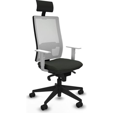 Piqueras y Crespo Horna Chaise de bureau noir confortable (1/3)