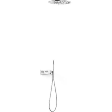 Kit robinet thermostatique encastré à 2 voies B-system pour douche Chrome - TRES 30735206