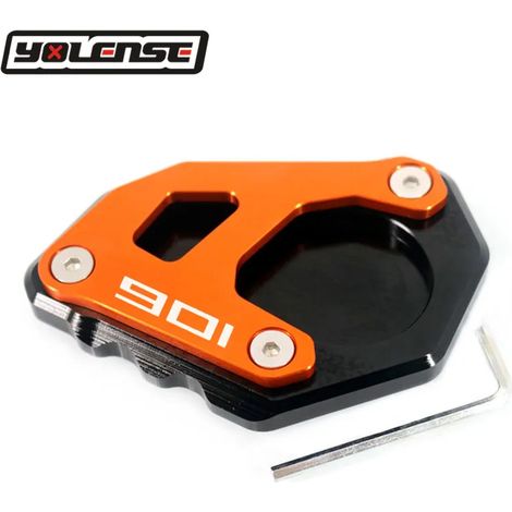 (D)21-23 Compatible avec Husqvarna 901 Norden 901 Norden901 Moto Béquille latérale CNC Extension de béquille Plaque de support Agrandissement de la béquille maxpower (1/4)