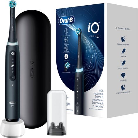 Oral-B iO Series 5 Matt Black Elektrische Zahnbürste