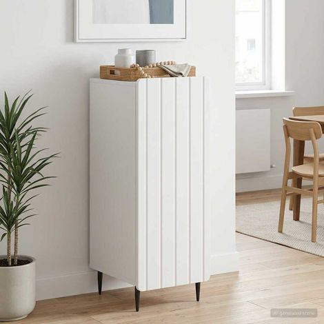 vidaXL Sideboard White 34.5 x 33 x 92 cm Engineered Wood (1/5)