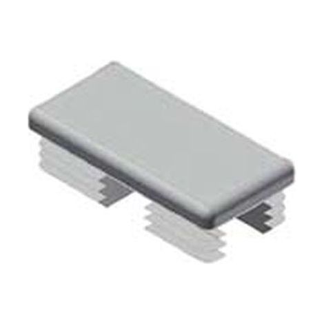 Tappo per piantana a filo in plastica grigio - Misure: mm 30x80