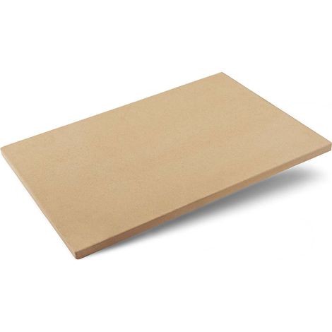 Napoleon – Pierre à pizza rectangulaire 51 x 34 cm – En cordiérite pour cuisson uniforme – Idéale pour pizzas et pâtisseries – Accessoire de four à pizza