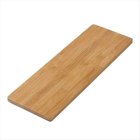 Planche à Barbecue - Bambou Naturel - Pour Cuisine Extérieure et Camping - Diamètre 30 cm - Épaisseur 2,5 cm - 1 Pièce (1/5)