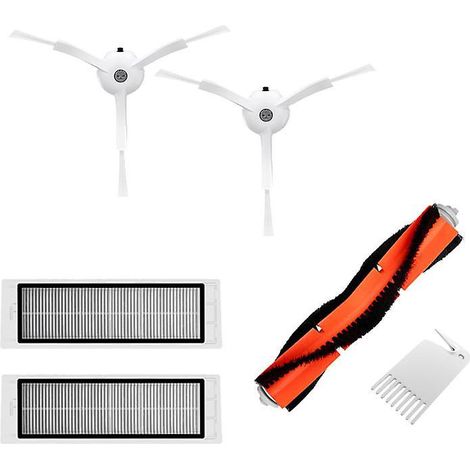 11 Pcs Accessoires De Rechange Pour Robot Aspirateur Xiaomi Mi, Robot Roborock S50 S51 S55 S6, Pices De Rechange, Brosse Et Filtres Pour Aspirateu (1/5)