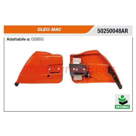 Cubre cárter OLEOMAC para motosierra GS650 50250048AR