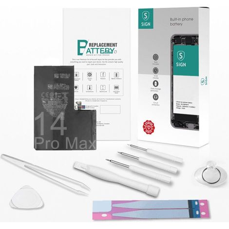 Kit completo de reemplazo de batería SiGN - iPhone 14 Pro Max