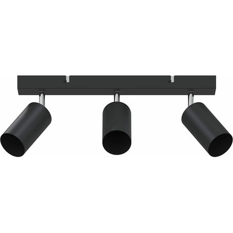 Spot de plafond Noir 38 x 5.5 x 16.5 cm Acier CFW487138 (1/5)