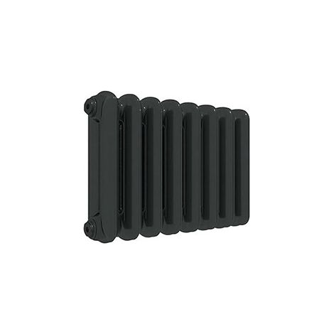Radiatore in ghisa nero - Altezza 460mm - Lunghezza 360mm - 345 watt - Spessore 180mm - Capacità 850L - PLA460/360FB3