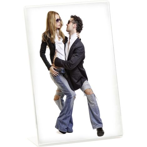 Walther Acryl Portrait Cadre Photo Transparent 13x18 cm