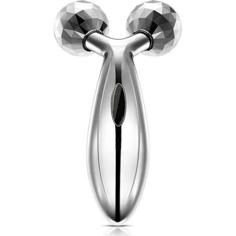 3D-Gesichtsmassageroller für einen Lifting- und Anti-Doppelkinn-Effekt – Mikrostrom-Massageroller für Gesicht und Körper (1/5)