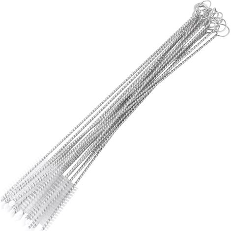 20 pièces Brosses de Nettoyage pour Biberons en Acier Inoxydable, Tasses à Eau et Pailles