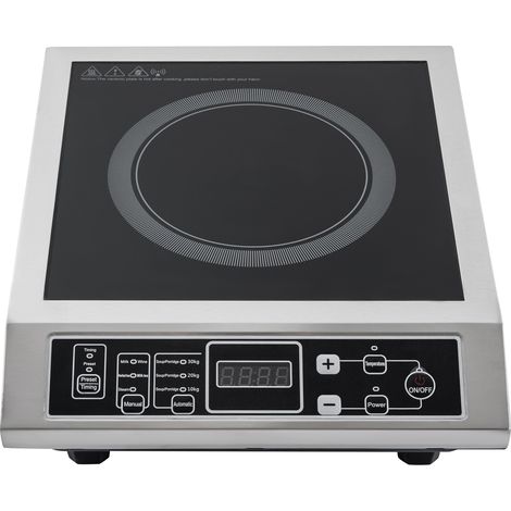 Senderpick – Table de cuisson à induction 3500W – Réglage 8 vitesses – Panneau en verre microcristallin – Design compact pour petits espaces (1/5)