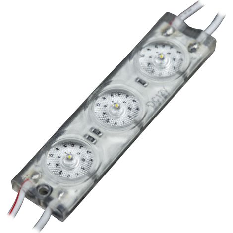 ProLED-3W-SLIM: Modulo LED 12V/1.0W/165lm, interasse 100mm, lente prismatica 165°, 6500K