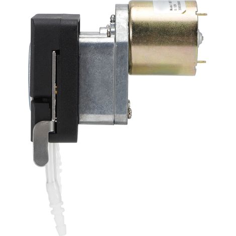 Peristaltische Pumpe mit hohem Durchfluss, korrosionsbeständiger Mikrodosierpumpenkopf mit 12-V-Gleichstrom-Getriebemotor (1/5)